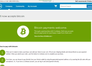 Dell now accepts Bitcoin