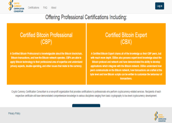 C4 Launches World’s First Bitcoin Certification Program