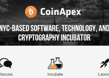 Coinapex, an Incubator aiming to support Cryptocurrency Projects
