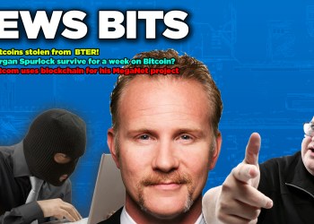 News Bits: – 7,170 Bitcoins stolen from  BTER! – Can Morgan Spurlock survive for a week on Bitcoin? – Kim Dotcom uses blockchain for his MegaNet project