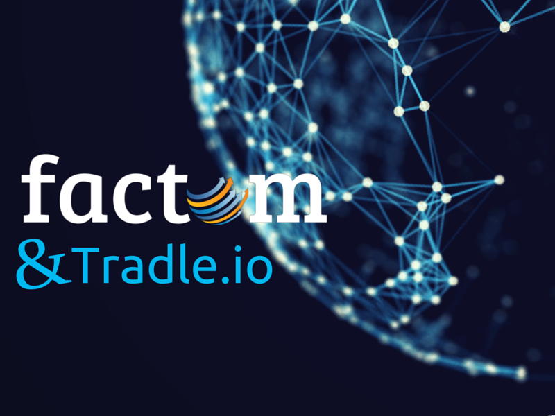 Bitcoinist Factom Tradle Partnership