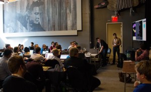 Texas Bitcoin Hackathon attendees worked on Bitcoin and block chain projects for hours.