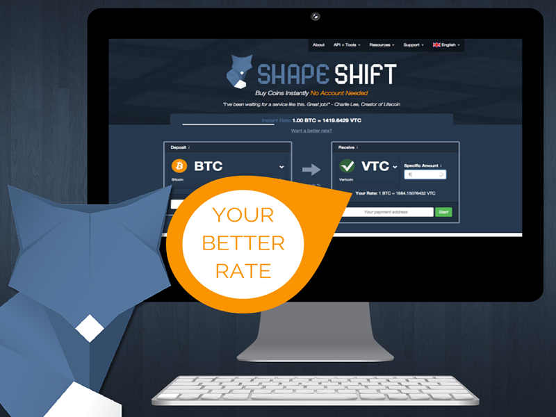 Shapeshift.io Announces New Pricing System