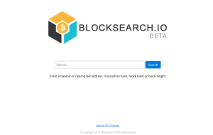 BlockSearchio Beta