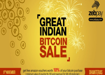 Buy Bitcoin Through ZebPay and Get Free Amazon Gift Cards on November 9