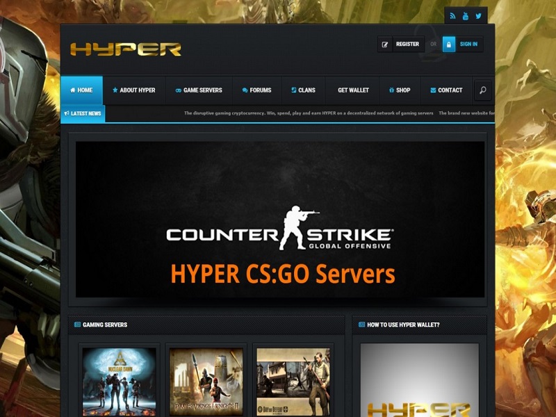 Gaming Cryptocurrency HYPER Sponsors 10 Servers!