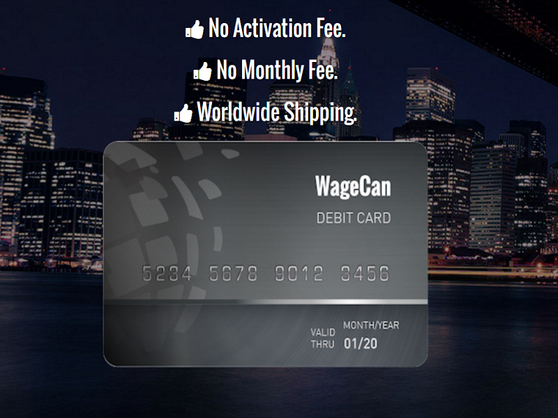 wagecan crypto card