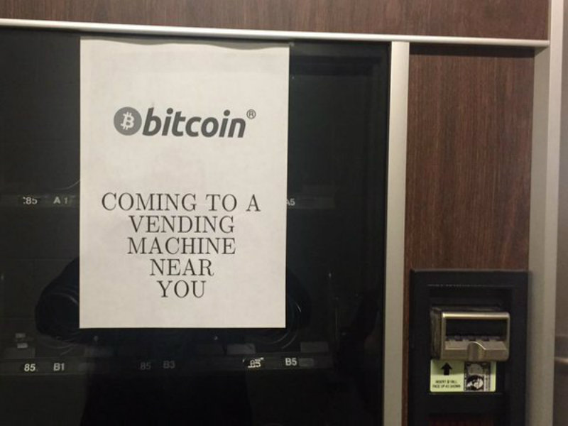 This Bitcoin Vending Machine Is Sending Weird Signals About the Future