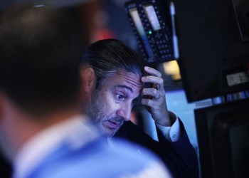 Stressed crypto trader