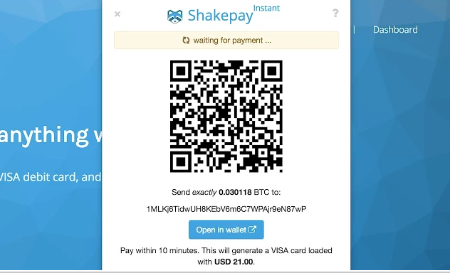 Shakepay Instant browser extension