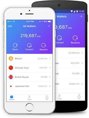 Mobi Multicurrency Wallet Features