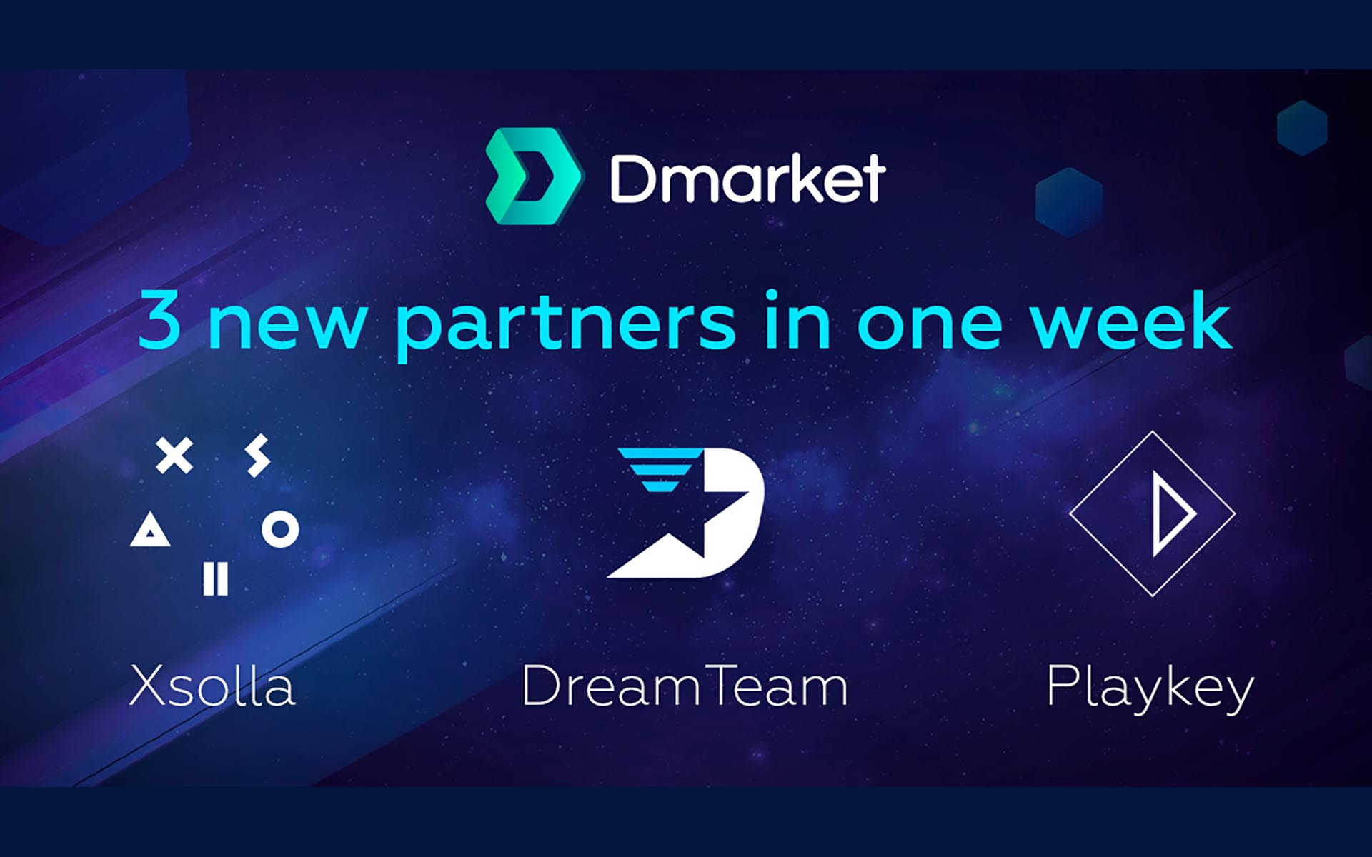 DMarket Signs Three Major Partners in One Week