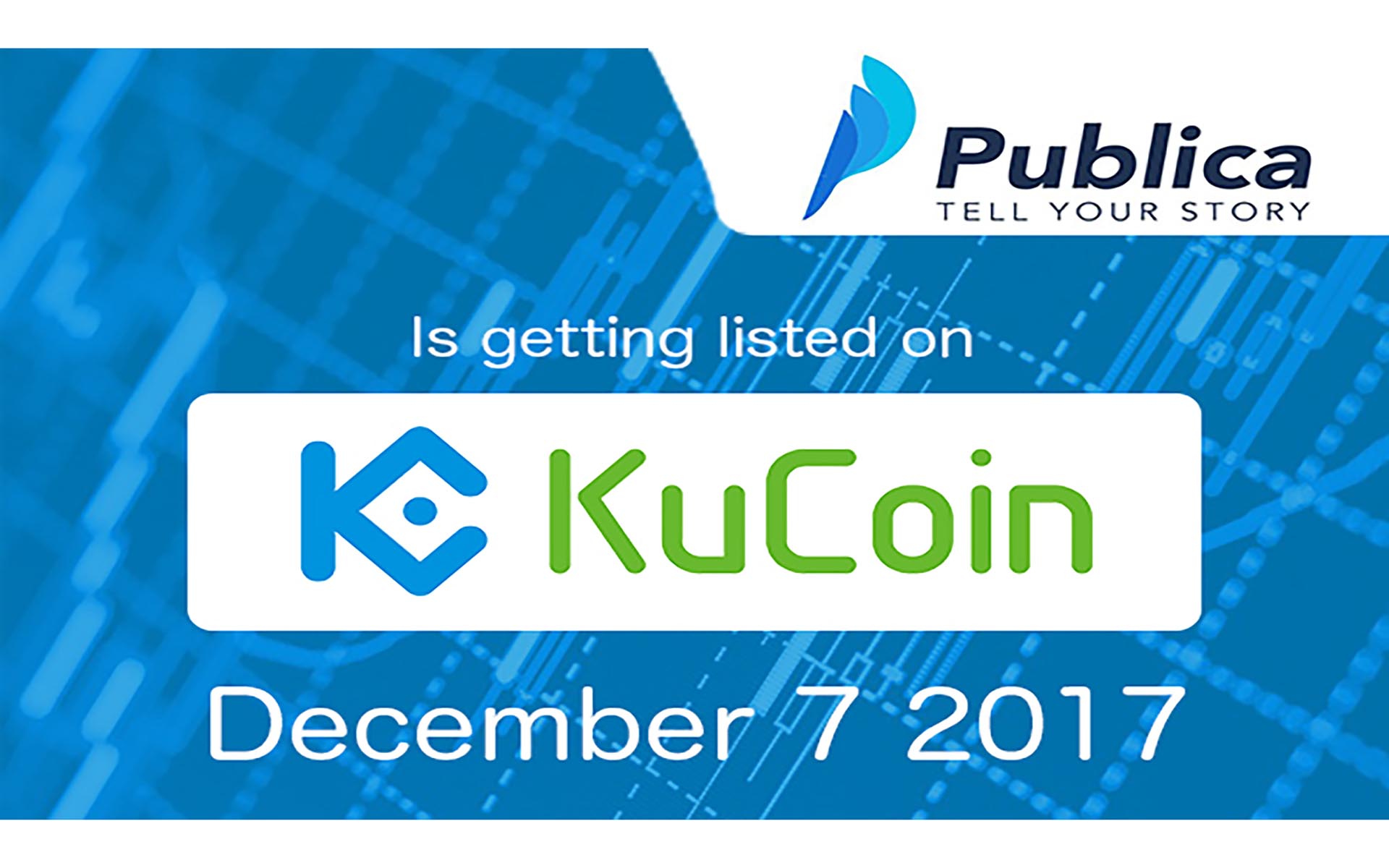 Publica Will Be Listed On KuCoin: Trading Starts On December 7