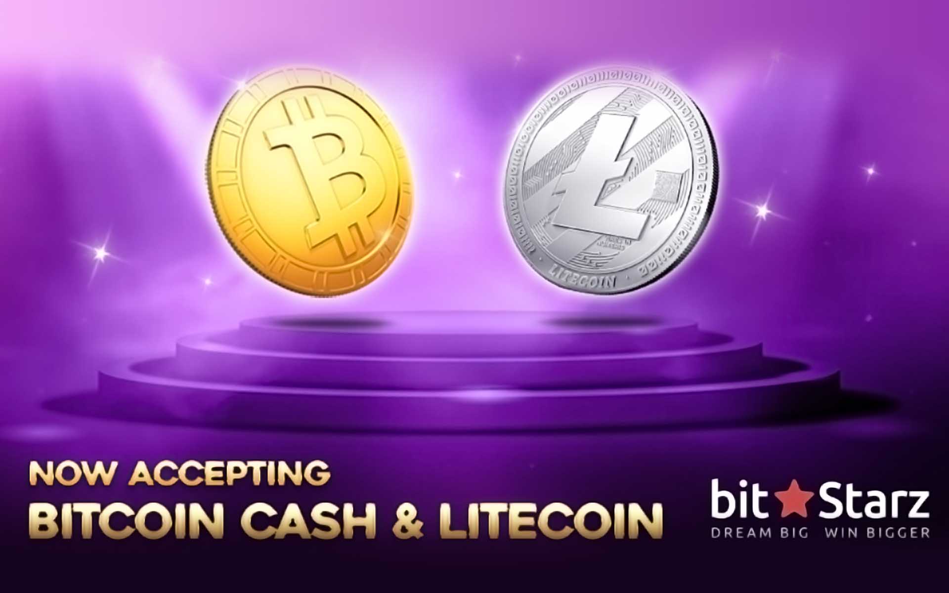 BitStarz Now Accepts Litecoin (LTC) and Bitcoin Cash (BCH)