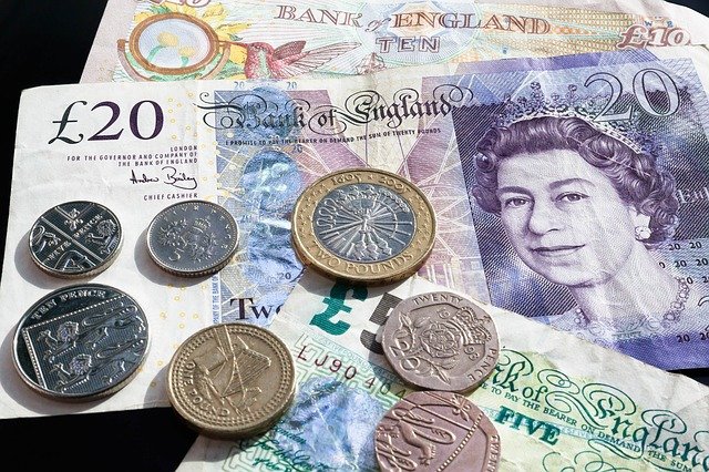 UK pound notes