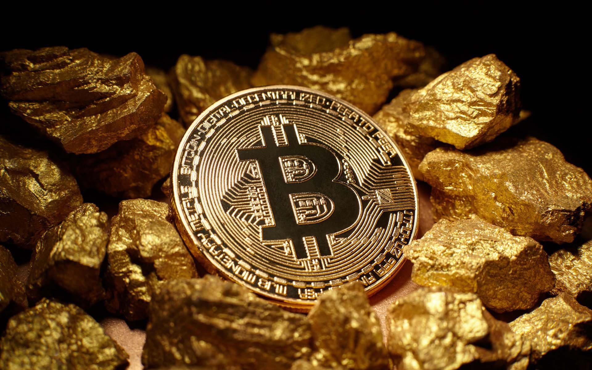 Bitcoin in gold