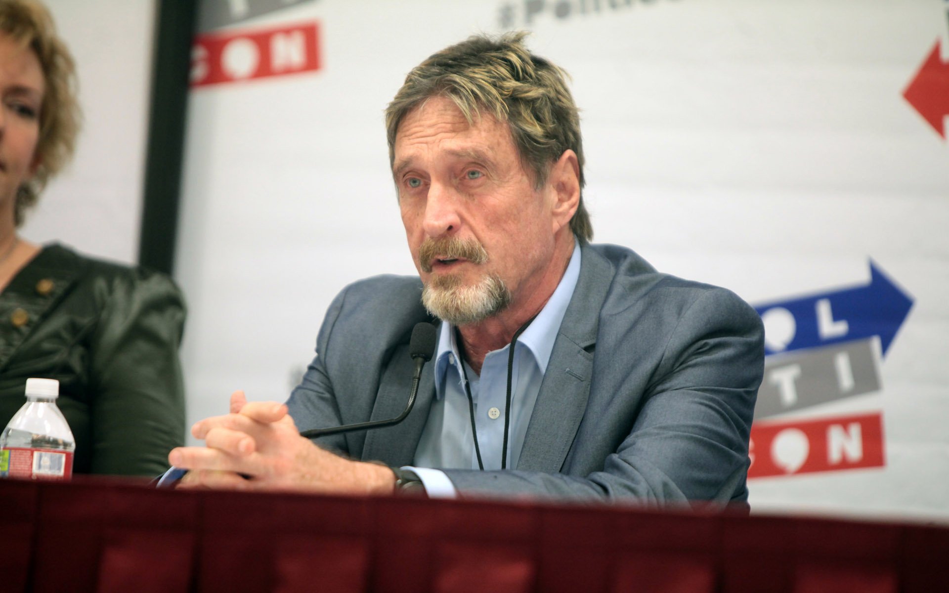 McAfee Hunted by the IRS But Will Still Run For President ‘In Exile’