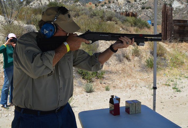 Shooter at gun range