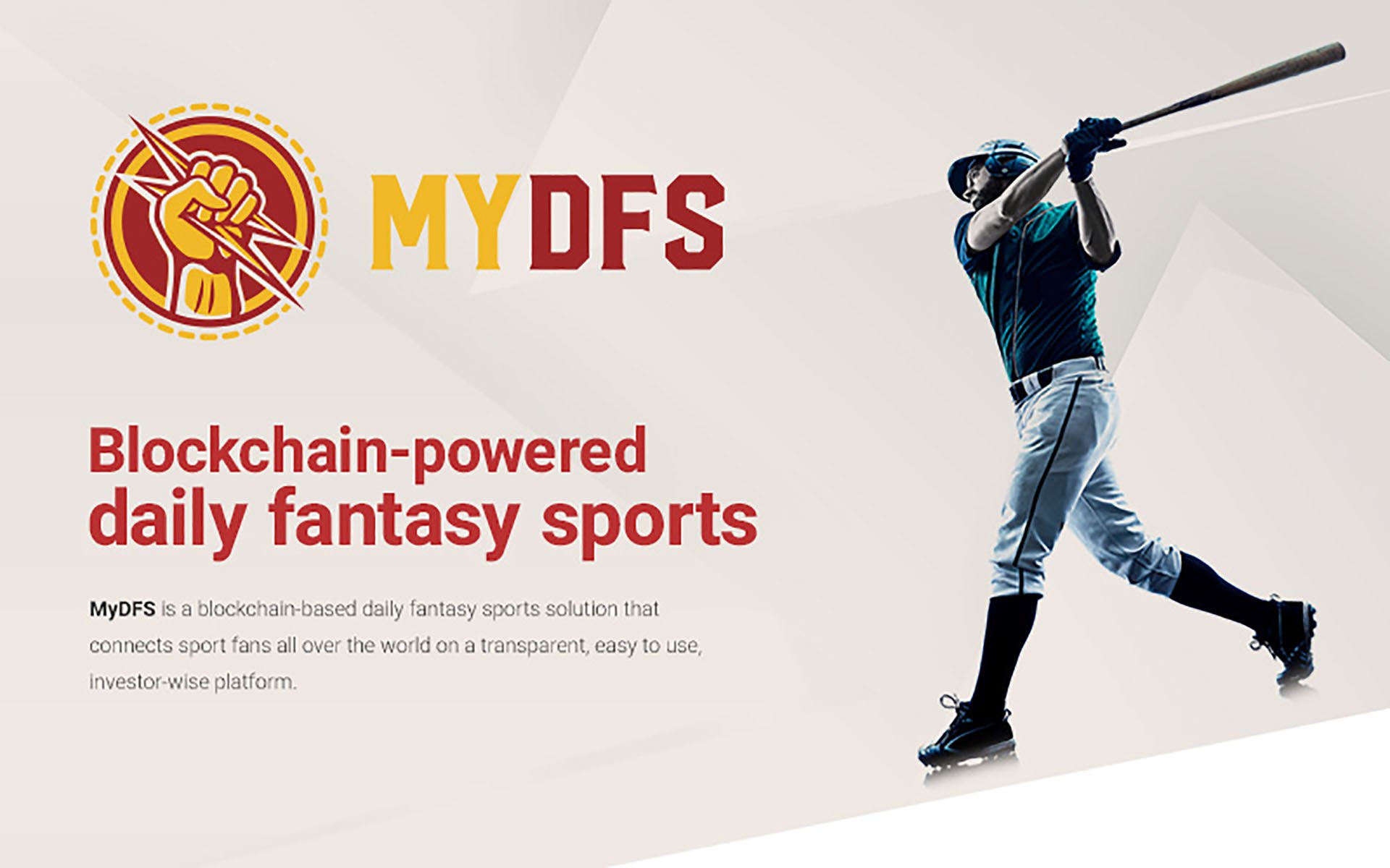 Creators of uTrener and KHL Fantasy Sport Apps Introduce Blockchain Powered Daily Fantasy Sports Platform MyDFS