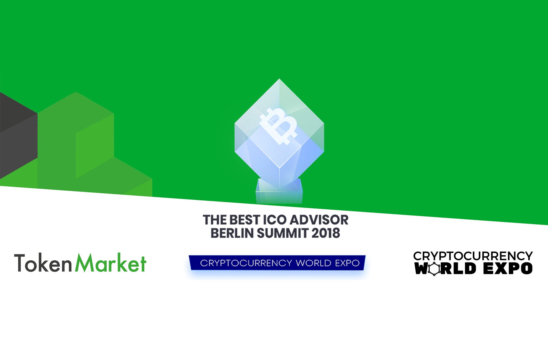 TokenMarket Win Prestigious 'Best ICO Advisory Award' at Cryptocurrency World Expo 2018