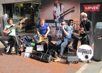 Bitcoin for Buskers - a Case Study in Micro-Transactions
