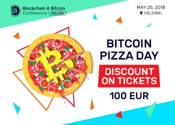 Pizza Day Celebration: A Ticket for Blockchain & Bitcoin Conference Finland for 100€!