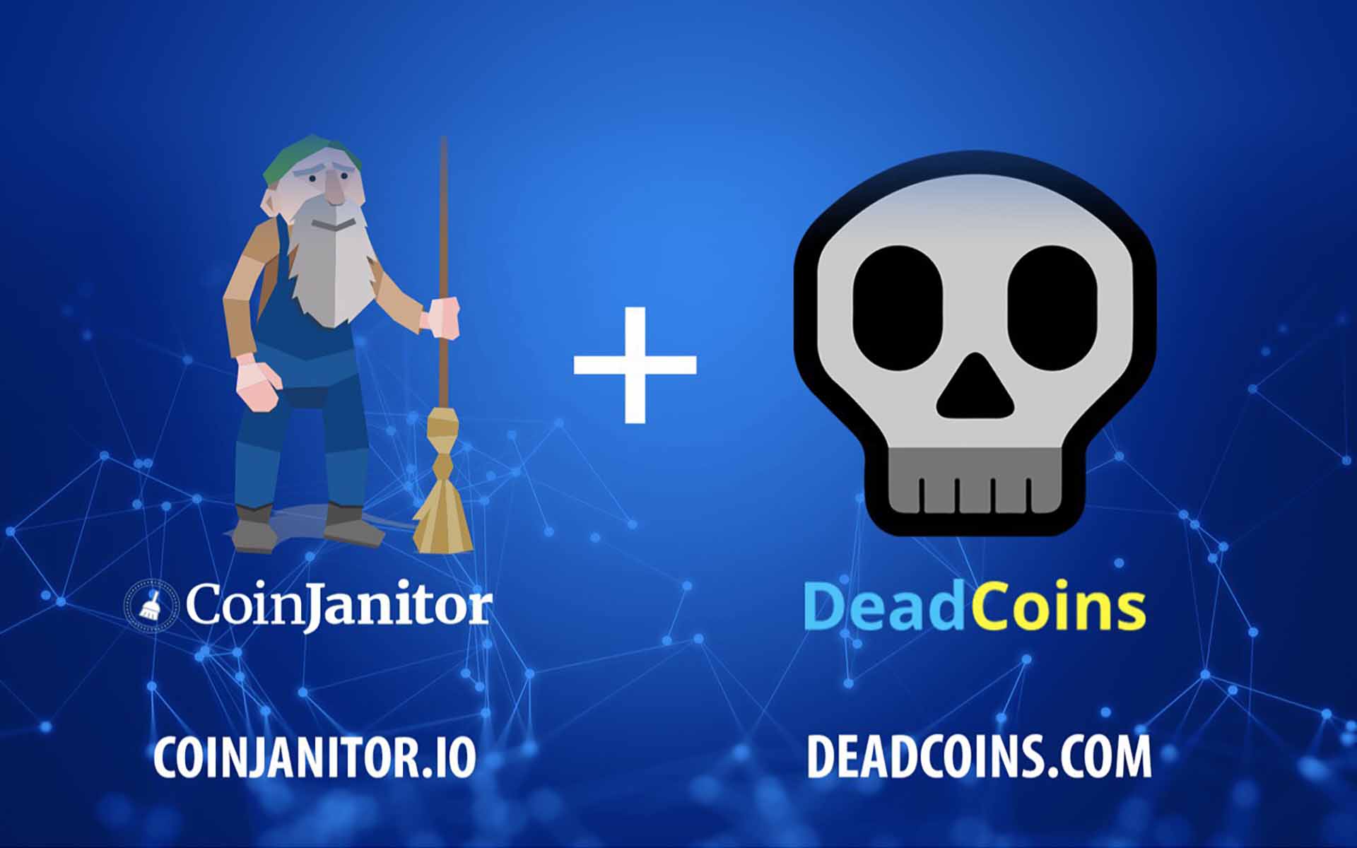 CoinJanitor and Deadcoins.com Join Forces to Clean Up Crypto