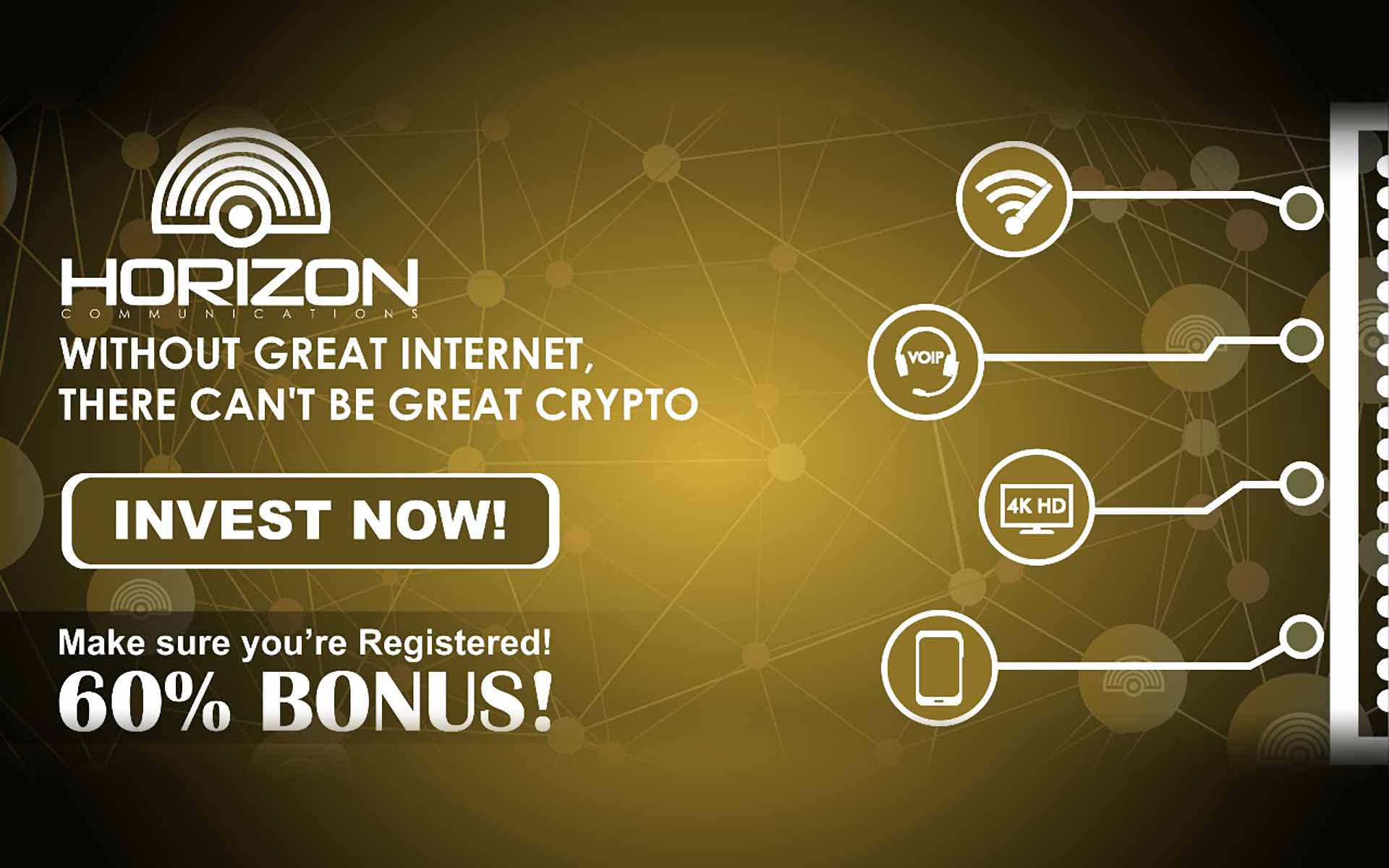 Horizon Launches Public Pre-Sale with 60% Bonus