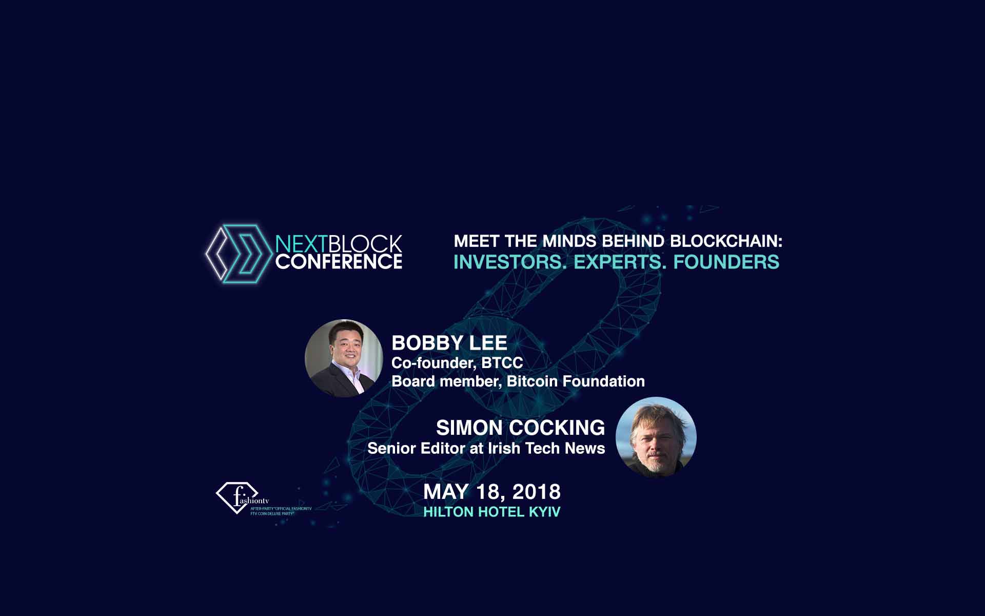 Kyiv to Host Fabulous Crypto Conference and Deluxe Party: Bobby Lee and Simon Cocking 1st time in Ukraine on Stage