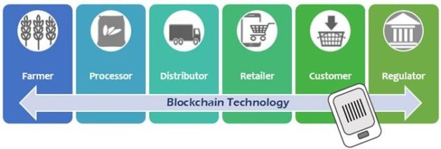 Blockchain technology in the accumulation alternation and acumen industry