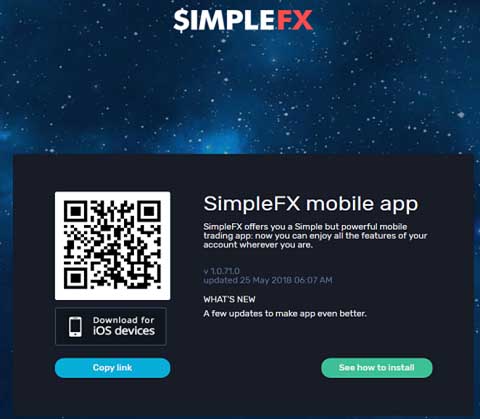The New SimpleFX iOS App