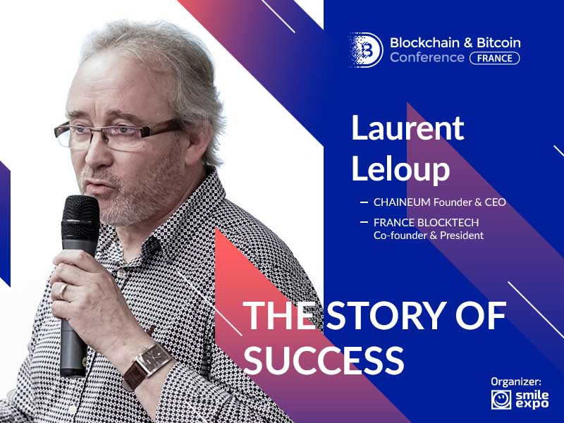 President at France Blocktech and speaker at the Blockchain & Bitcoin Conference France Laurent Leloup
