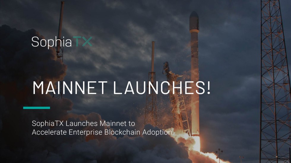 SophiaTX Launches Enterprise-Ready Public Blockchain