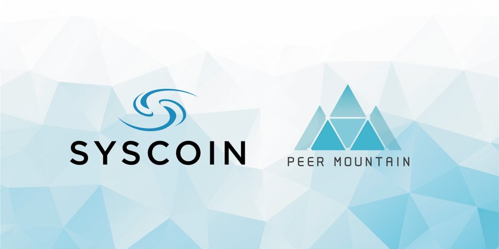 Peer Mountain and Syscoin Announce Partnership to Deliver Regulatory Compliant E-Commerce On-Chain