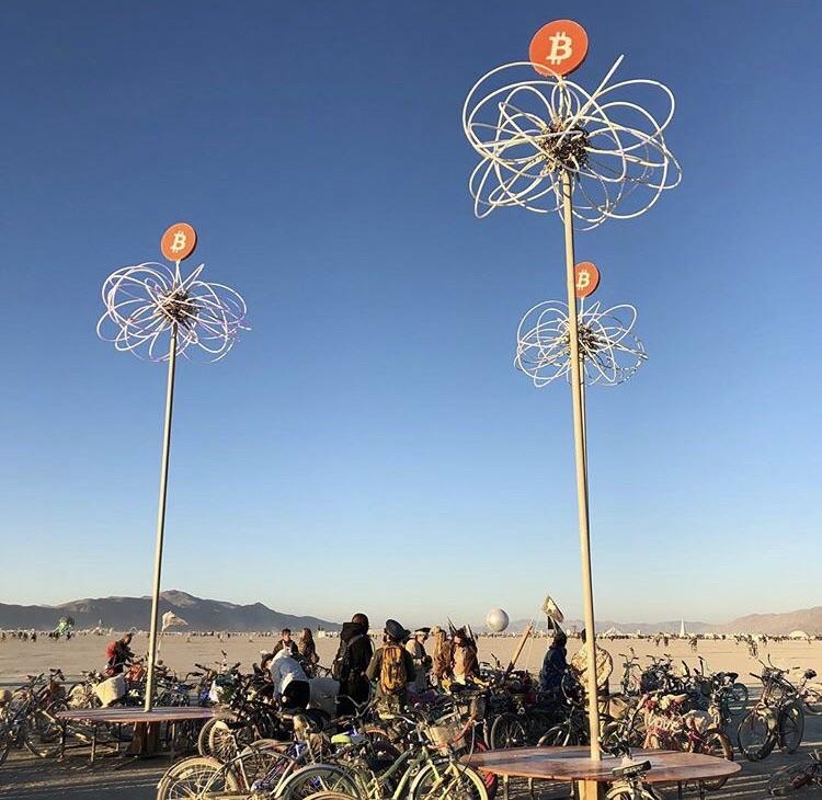 burning man bitcoin