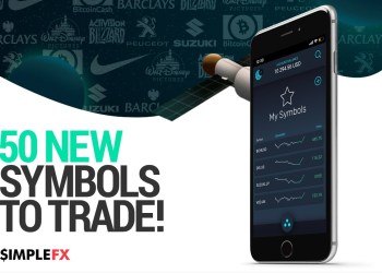 SimpleFX Adds 50 New Trading Instruments