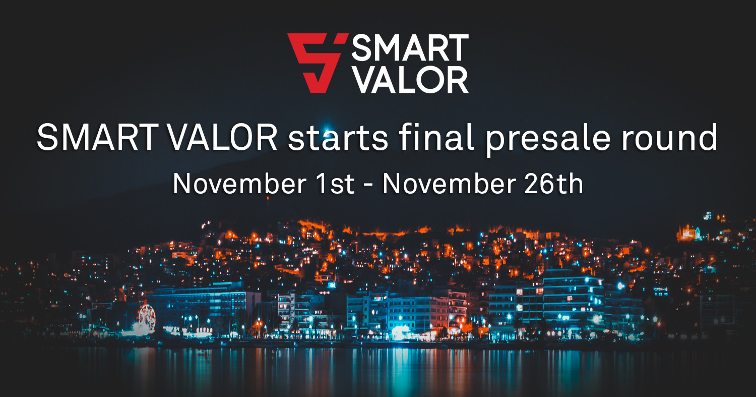 SMART VALOR opens the final round of presale for its cryptocurrency VALOR
