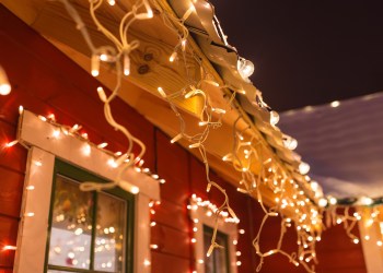 Christmas lights electricity