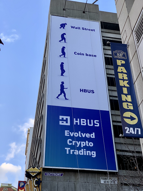 crypto is real billboard