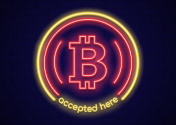 bitcoin accepted sign
