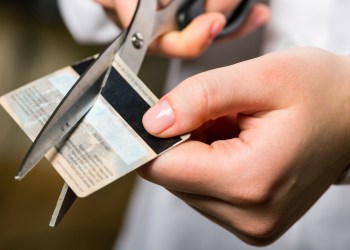 credit card cutting