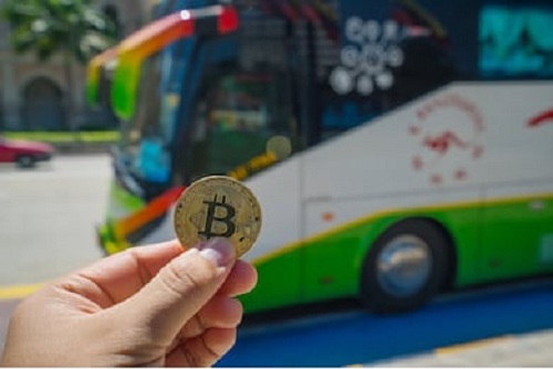 Bitcoin payment for bus