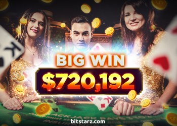 BitStarz Blackjack Player Wins $720,192 from 3 Hands!