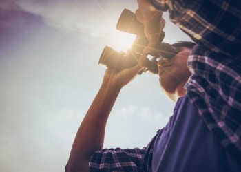 binoculars look forward bitcoin