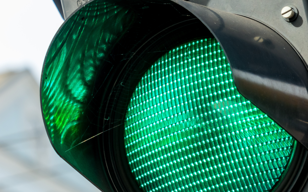 bitcoin price indicator turned green