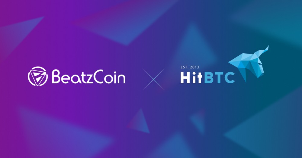 BeatzCoin (BTZC) to be listed on top-tier HitBTC Exchange following IEO on ProBit