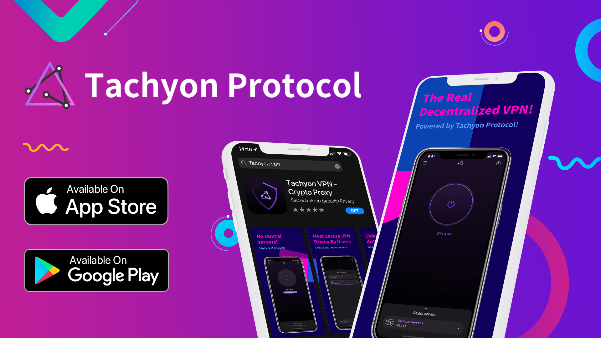Tachyon VPN Is Now Available on App Store and Google Play!