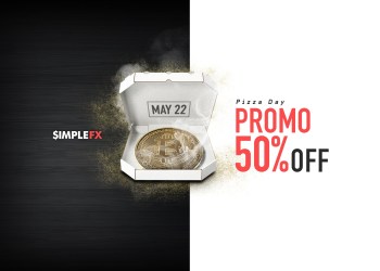 SimpleFX Celebrates Bitcoin Pizza Day with 50% Spread Cashbacks