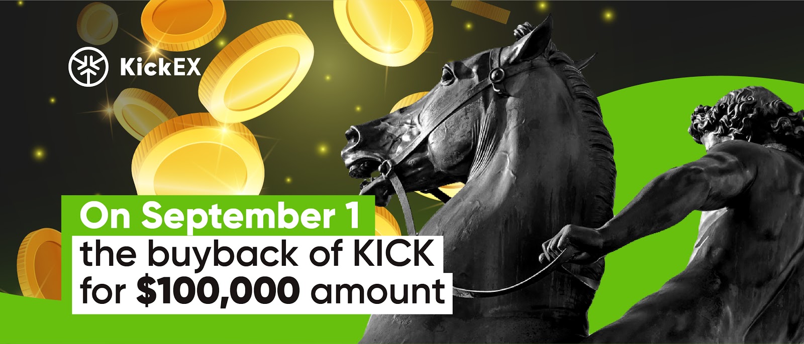 On September 1, the KickEX exchange will buy back KICK at a price of $0.00015 per token