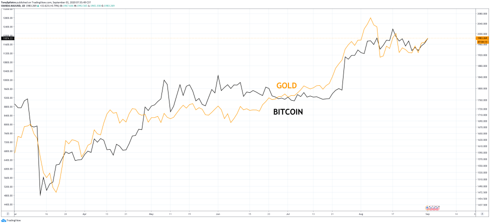 bitcoin gold comparison